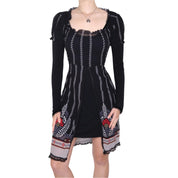 Y2K Italian Layered Mesh Dress (M)