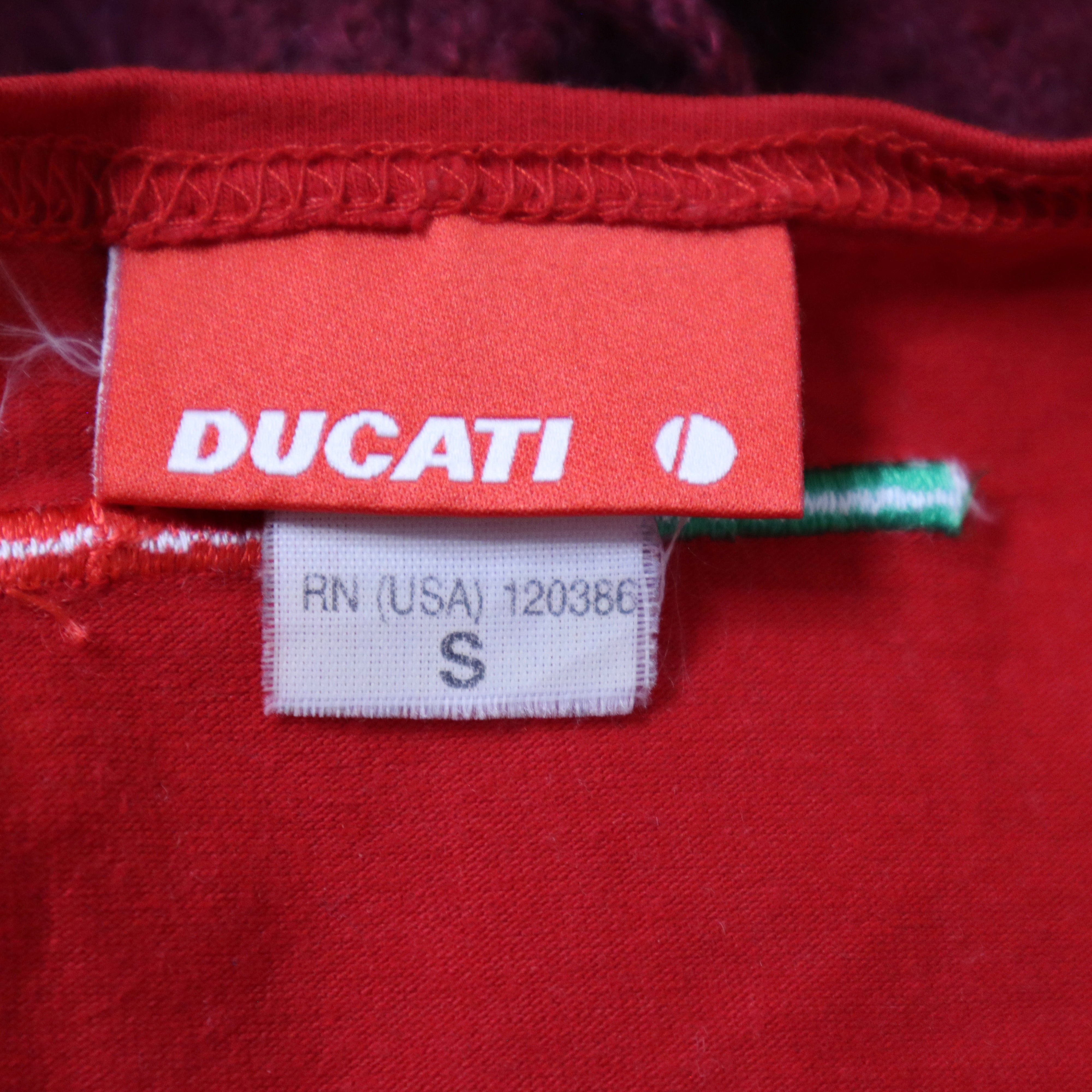 Y2K DUCATI Red Racing Tank Top (S)