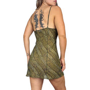 Y2K Victoria’s Secret Snake Print Slip (M)