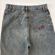 Y2K Denim Capris (S)