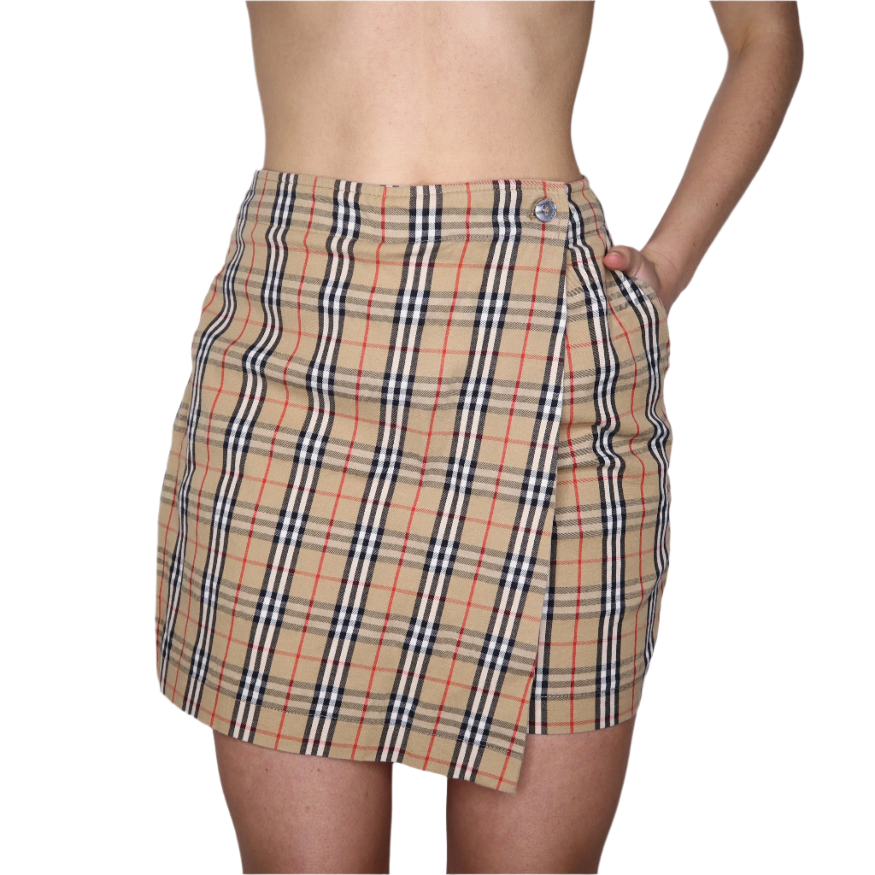 Y2K BURBERRY Plaid Skort (S)