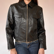 90s Leather Jacket (S/M)