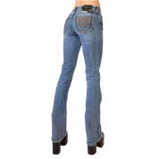 Y2K Low Rise Miss Me Jeans (XS)