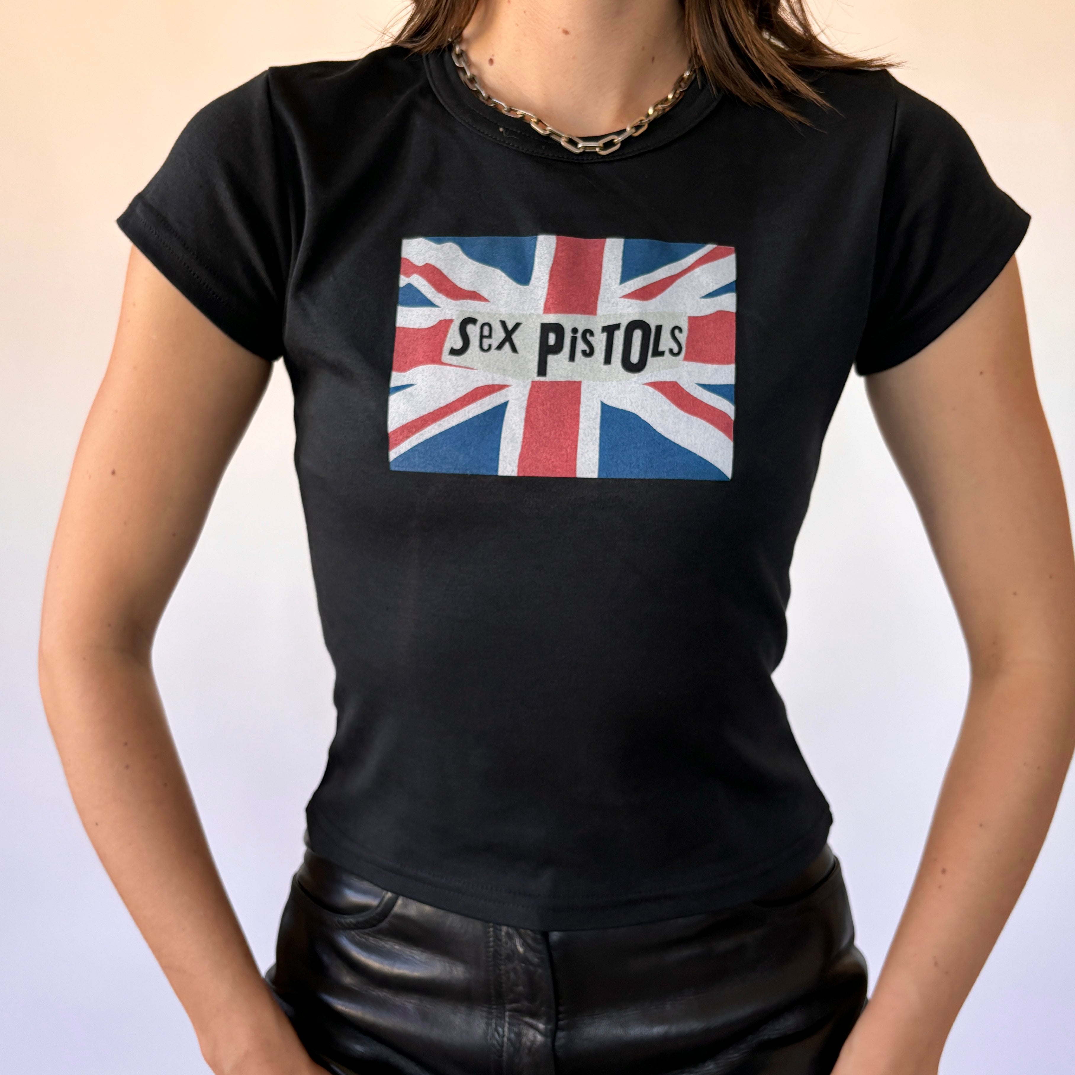 90s Sex Pistols Baby Tee (XS/S) – Holy Thrift