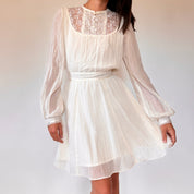 Gunne Sax Babydoll Mini Dress (S)