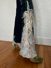 2000s Mid-Rise Beaded Popstar Jeans (S)