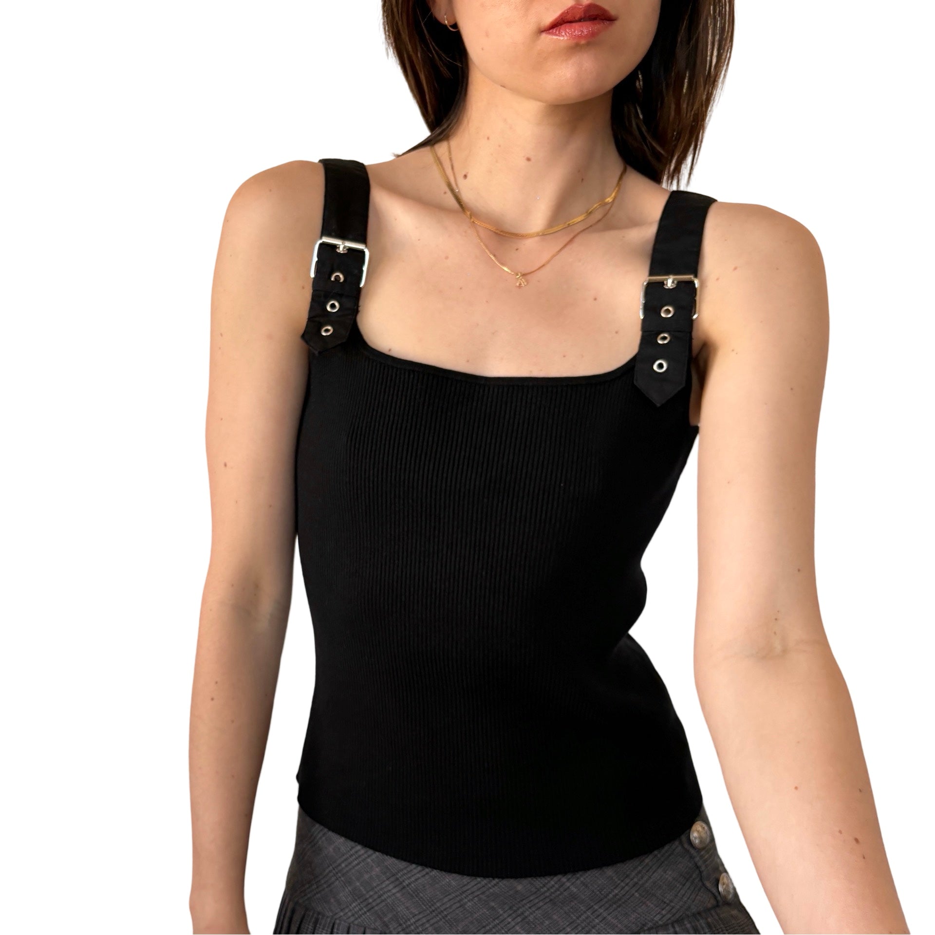 90s Silk Buckle Tank (M)