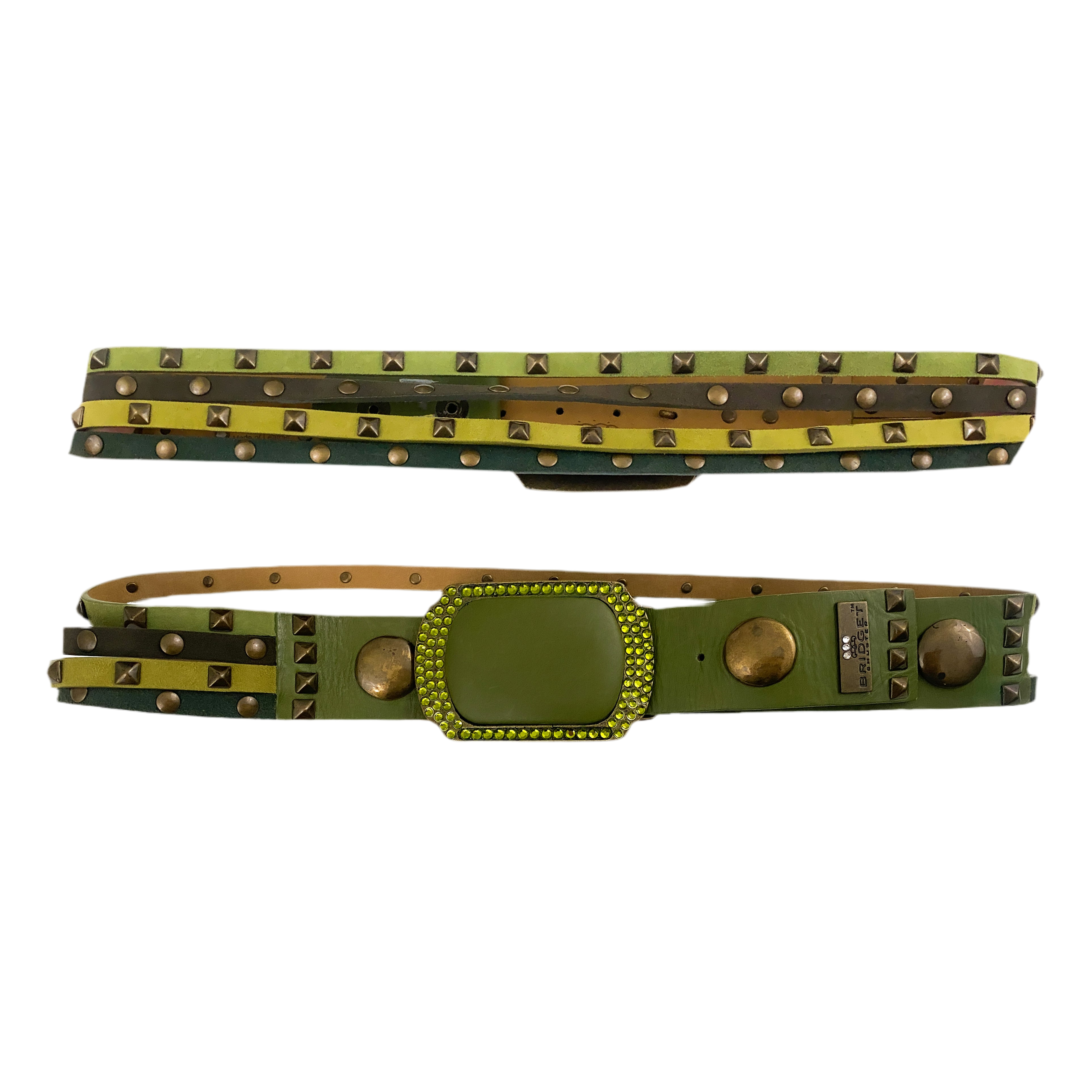 Bridget Shuster Studded Rhinestone Belt (M/L)