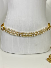 Pearl and gold belt