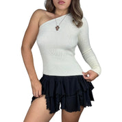 Early 2000s One Shoulder Knit (S)