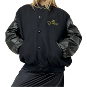 Vintage Oversized Football Bomber Jacket (XL)