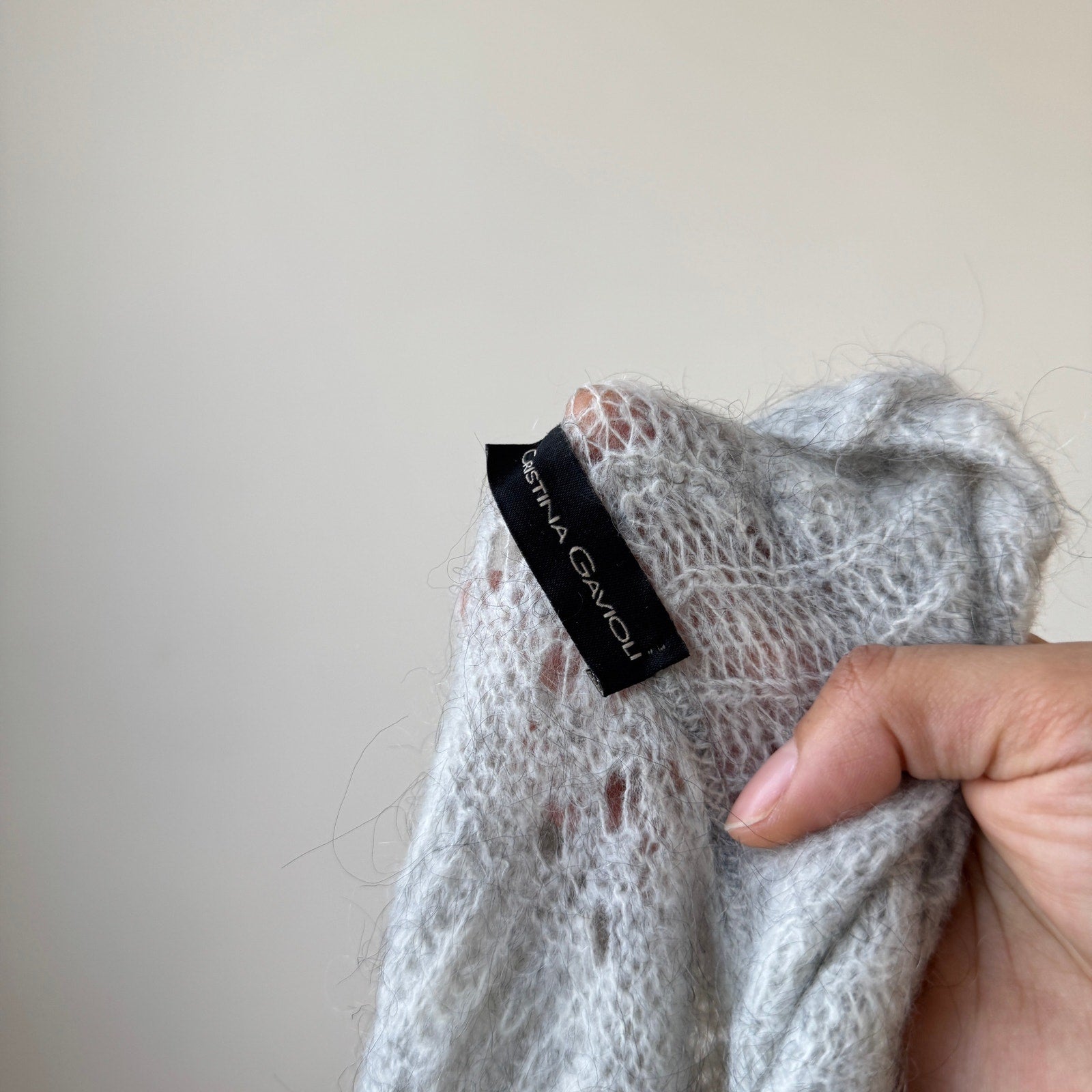 Vintage Italian Mohair Cardigan Set (S/M)