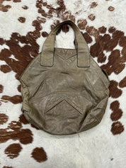 Vintage 2000s 90s Diesel Studded Leather Shoulder Bag