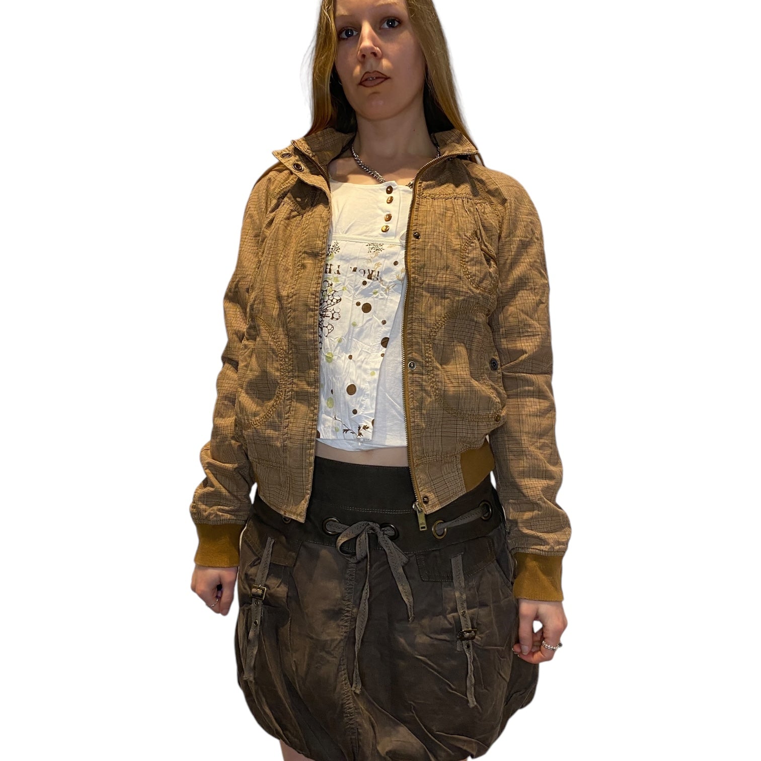 Vintage Espirit Utility Bomber Jacket (M)