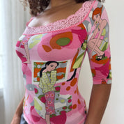 Denny Rose Vintage Graphic (XS/S)