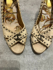 Vintage Just Cavalli Leather Stiletto Pumps (UK 5 US 7 EU 38)