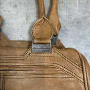 Vintage Diesel Key Hole Leather Handbag