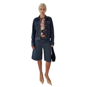 Vintage Miss Sixty Dark Wash Denim Jacket (S/M)