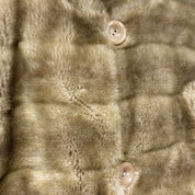 Vintage Italian Faux Fur Coat (S/M)