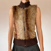 Y2K Furry Vest (S/M)