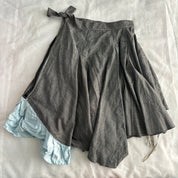 Italian Pinstriped Midi Skirt (XS/S)