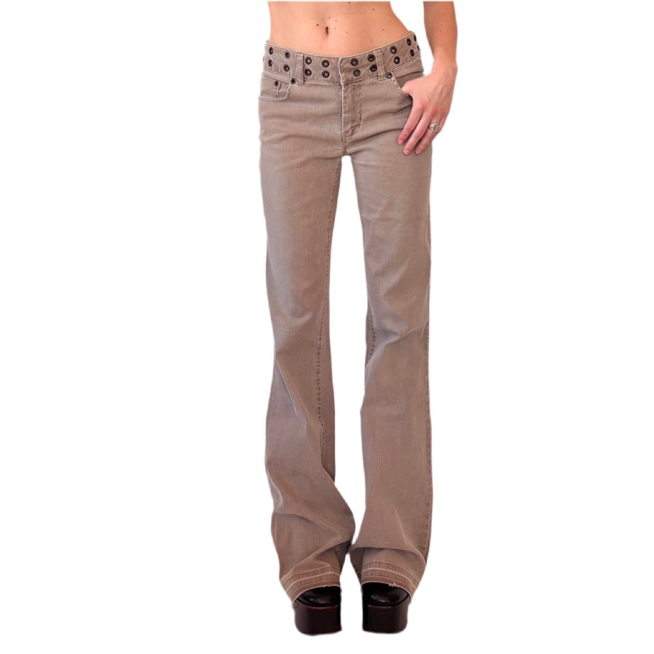 Y2K Grommet Flares (S)