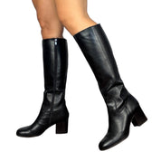 90s Leather Knee-High Boots (8.5)