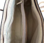 Guess Cream & Silver Crocodile Tote