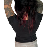 vintage Lip Service Lick My Lycra zipper top (S/M)