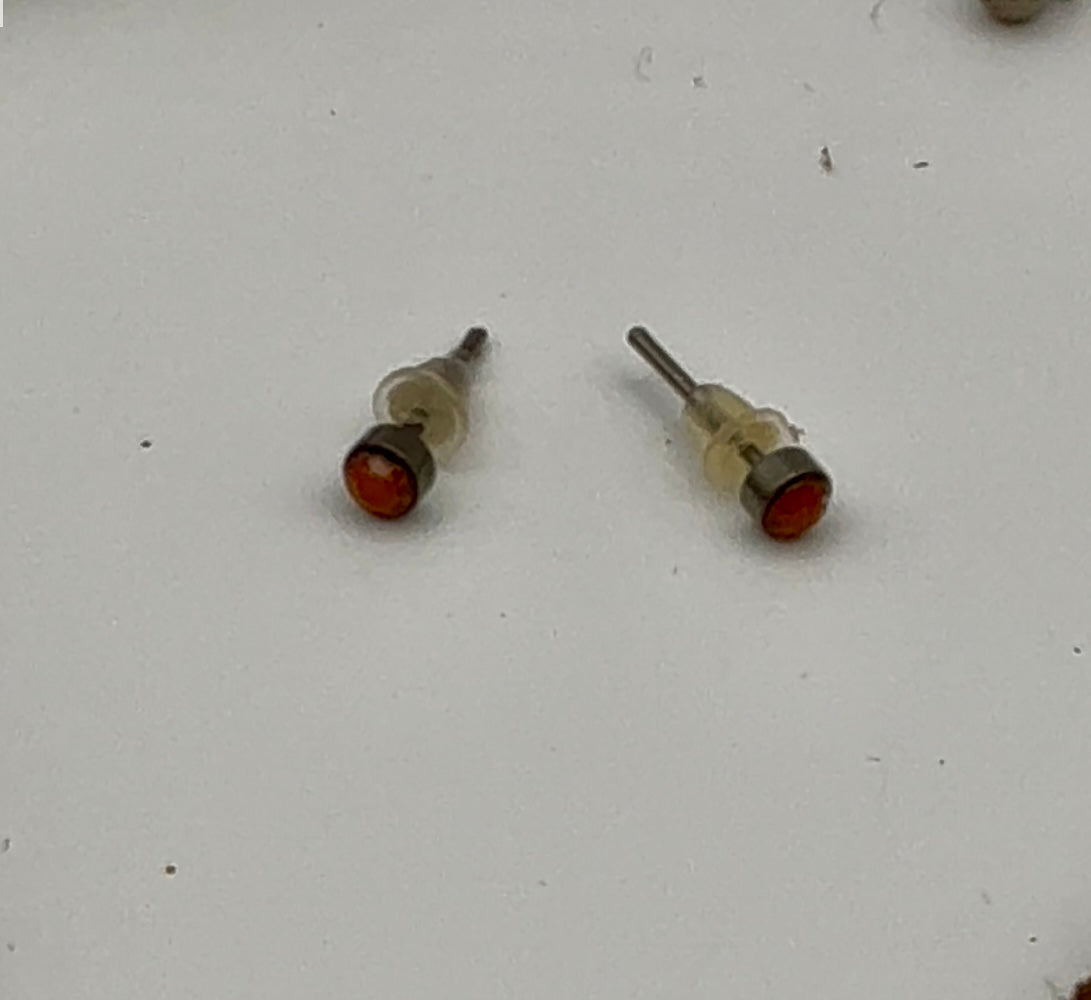 Boho Vintage Orange Pendant
Necklace Set