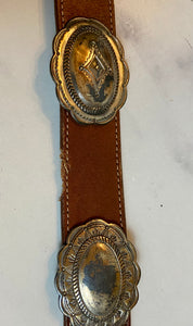 Justin vintage leather belt