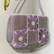 Vintage Lilac Chainmail Mini Bag
