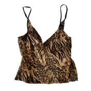 579 Animal Print Cowl Neck Camisole (M)