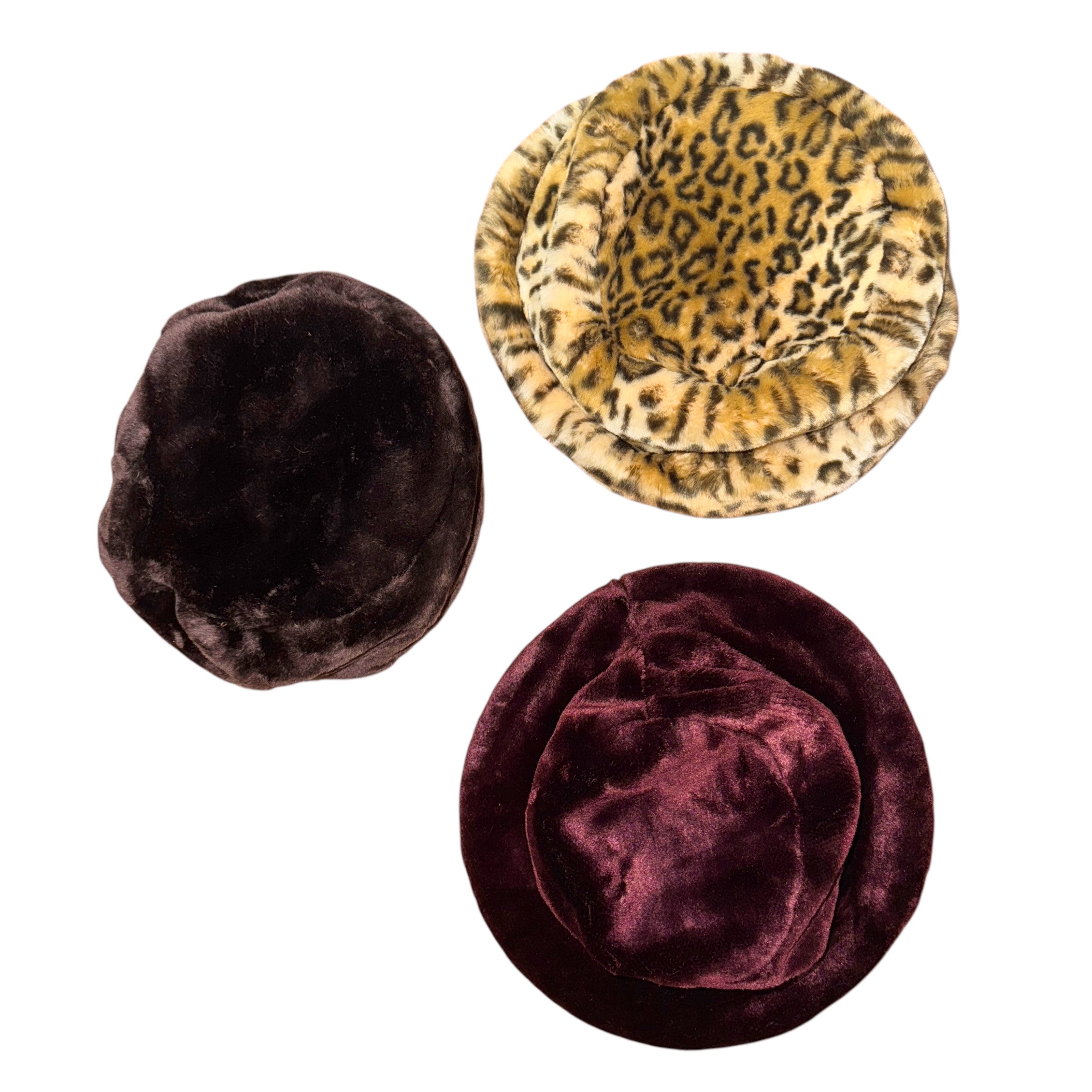 Vintage Faux Fur Hats