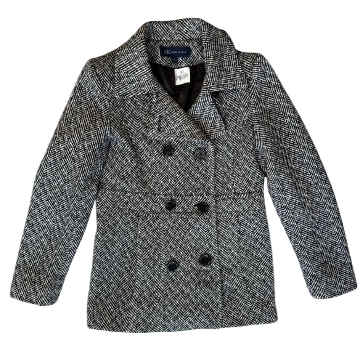 Anne Klein Houndstooth Blazer Jacket (S)