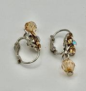 Colorful Crystal Square Necklace set