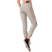 Calvin Klein 90s Leopard Print Jeans (XS)