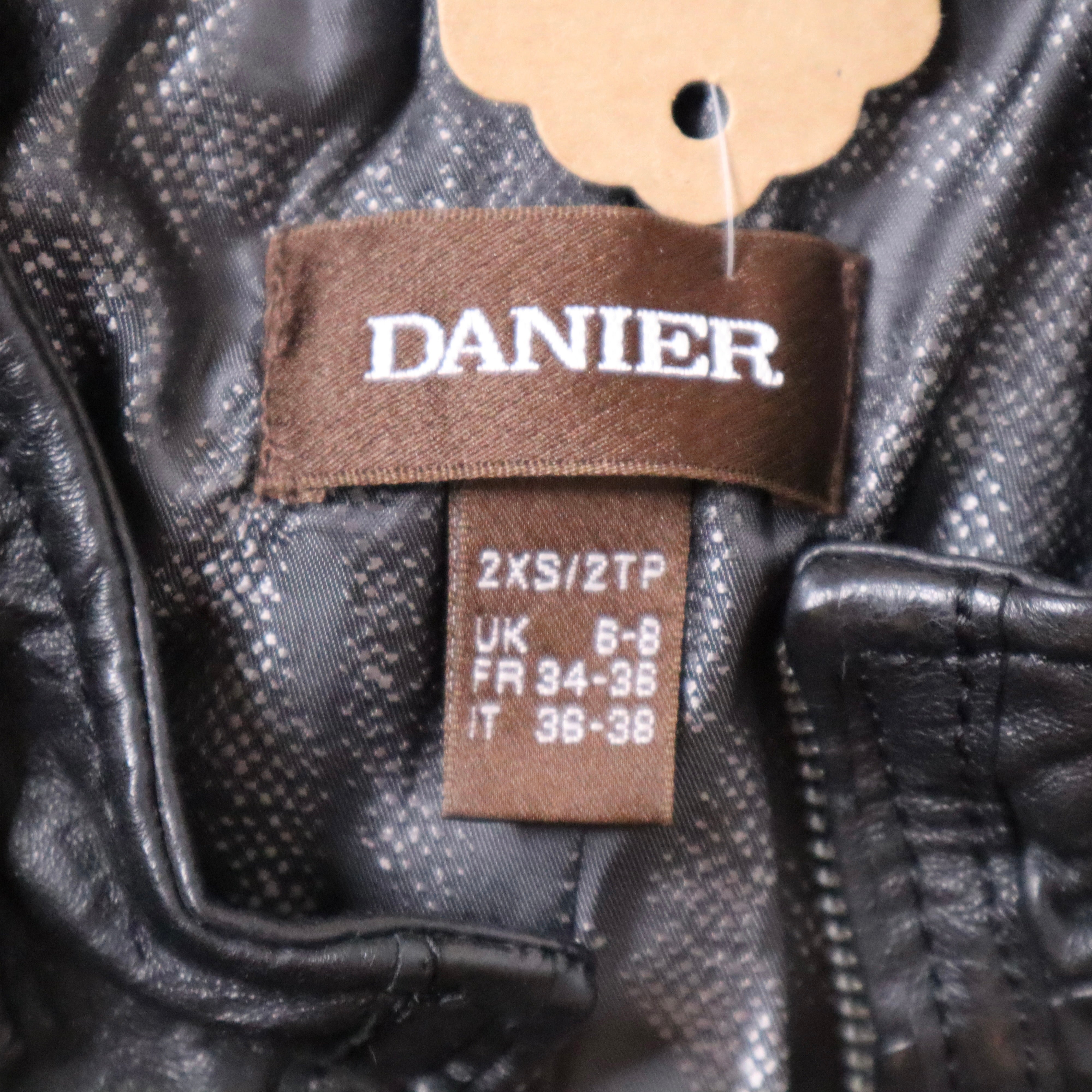 Y2K Sexy Black Leather Moto Jacket (XS)