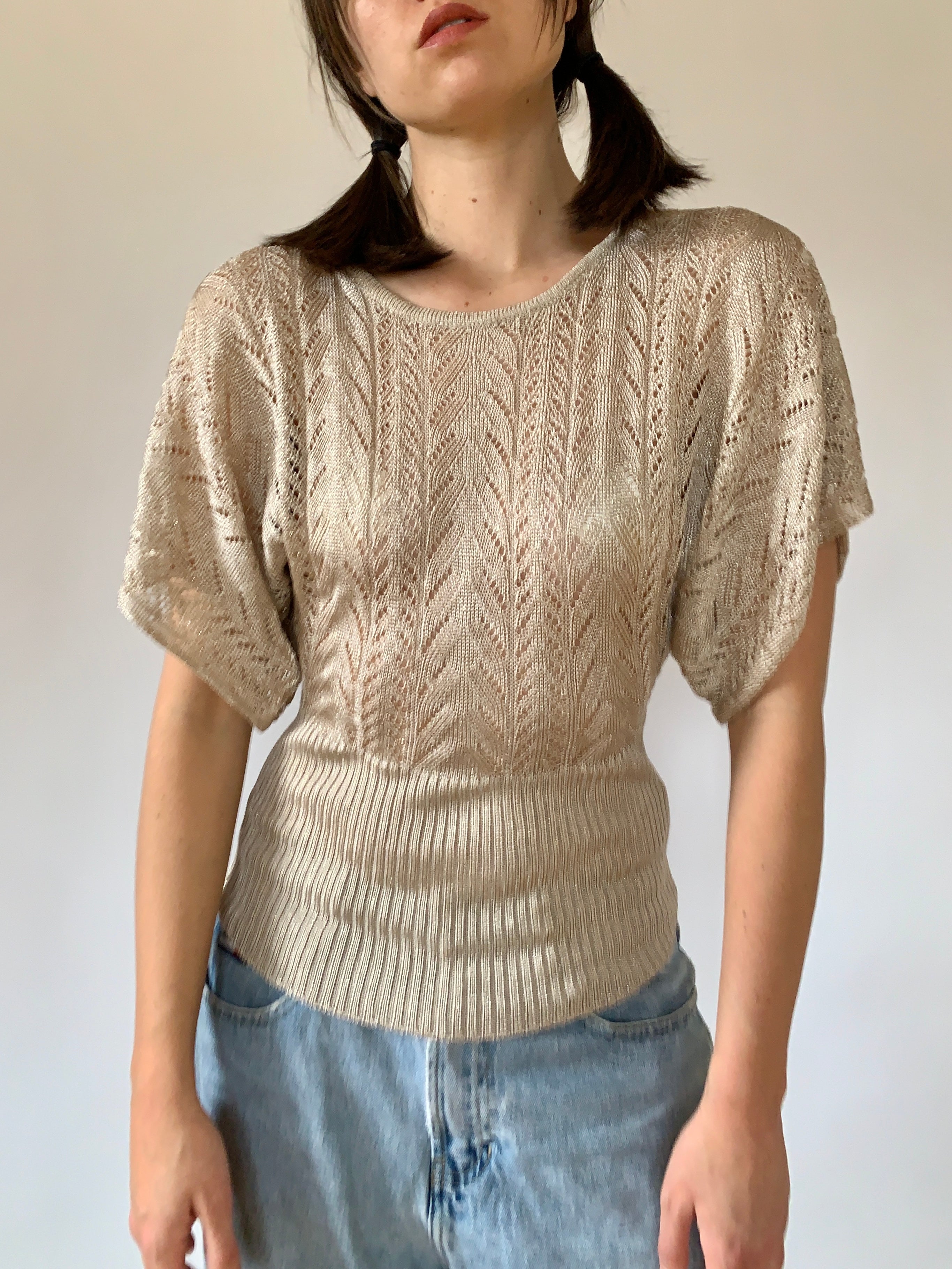 Y2K Knit Top (XS)