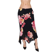 Y2K Italian Low Waisted Floral Skirt (S/M)