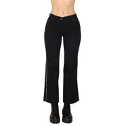 Y2K BURBERRY Black Flare Pants (S)