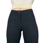 90s Pinstripe Office Flares (S)