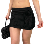 Rosette Mini Skirt (XS)