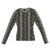 Slinky Snakeskin Long Sleeve (XS)