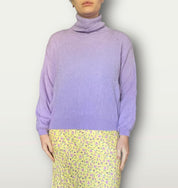 Vintage Soft Purple Knit Sweater (M/L)