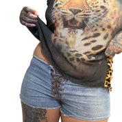 ZANA Di lace up mini shorts (8/9)