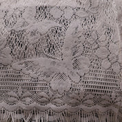 90s White Filet Lace Midi Skirt (XS/S)