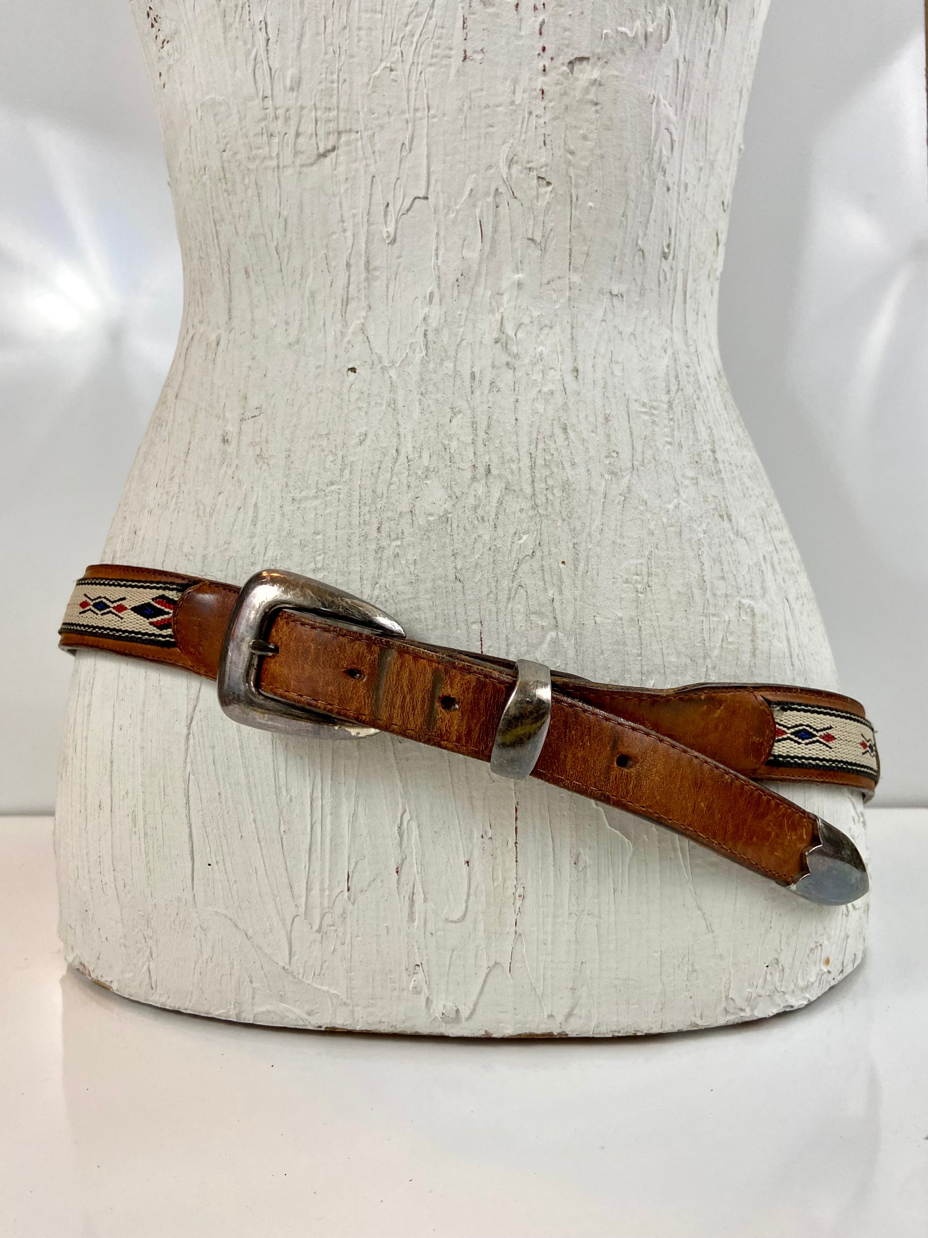 Sentry vintage leather belt