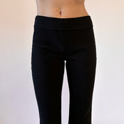 Y2K Noir Stretch Flares (S)