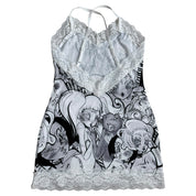 Jfashion RARE 1of1 phantom wish anime graphic mini dress (S)